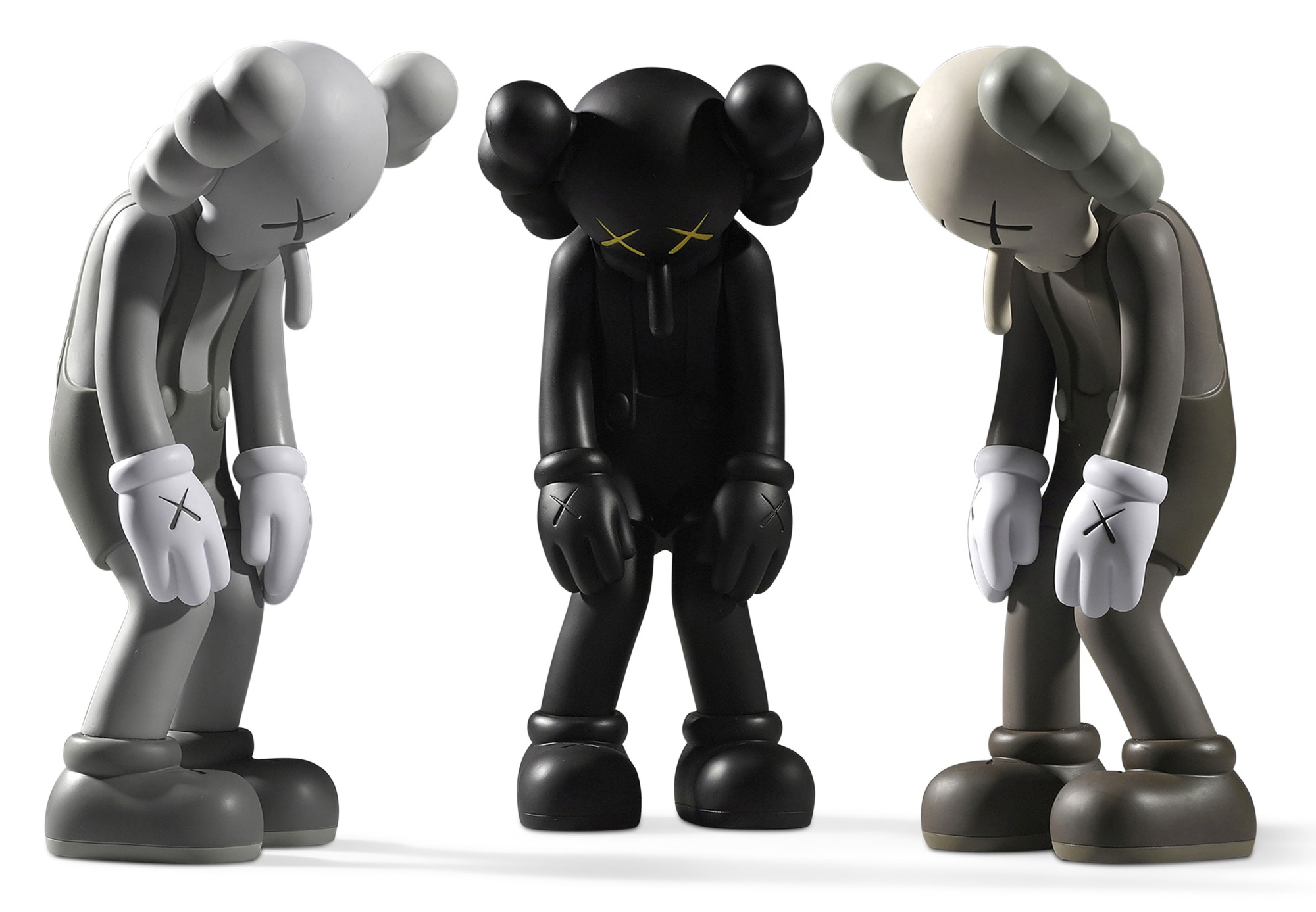 KAWS — Small Lies (Grey; Black; and Brown) (Three Works)