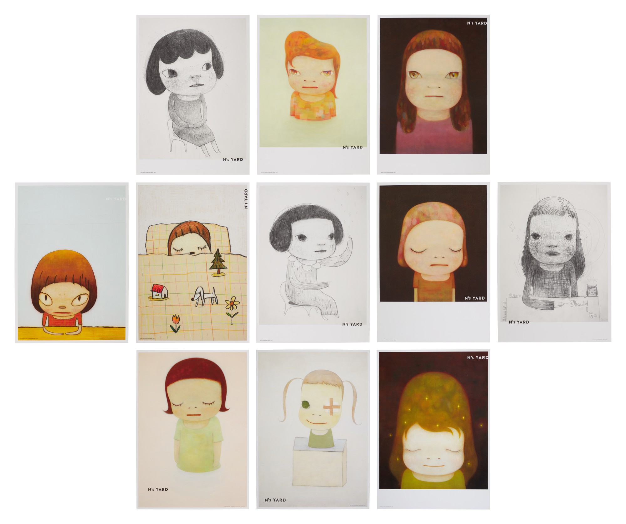 Yoshitomo Nara — N's YARD Posters (Eleven Works)