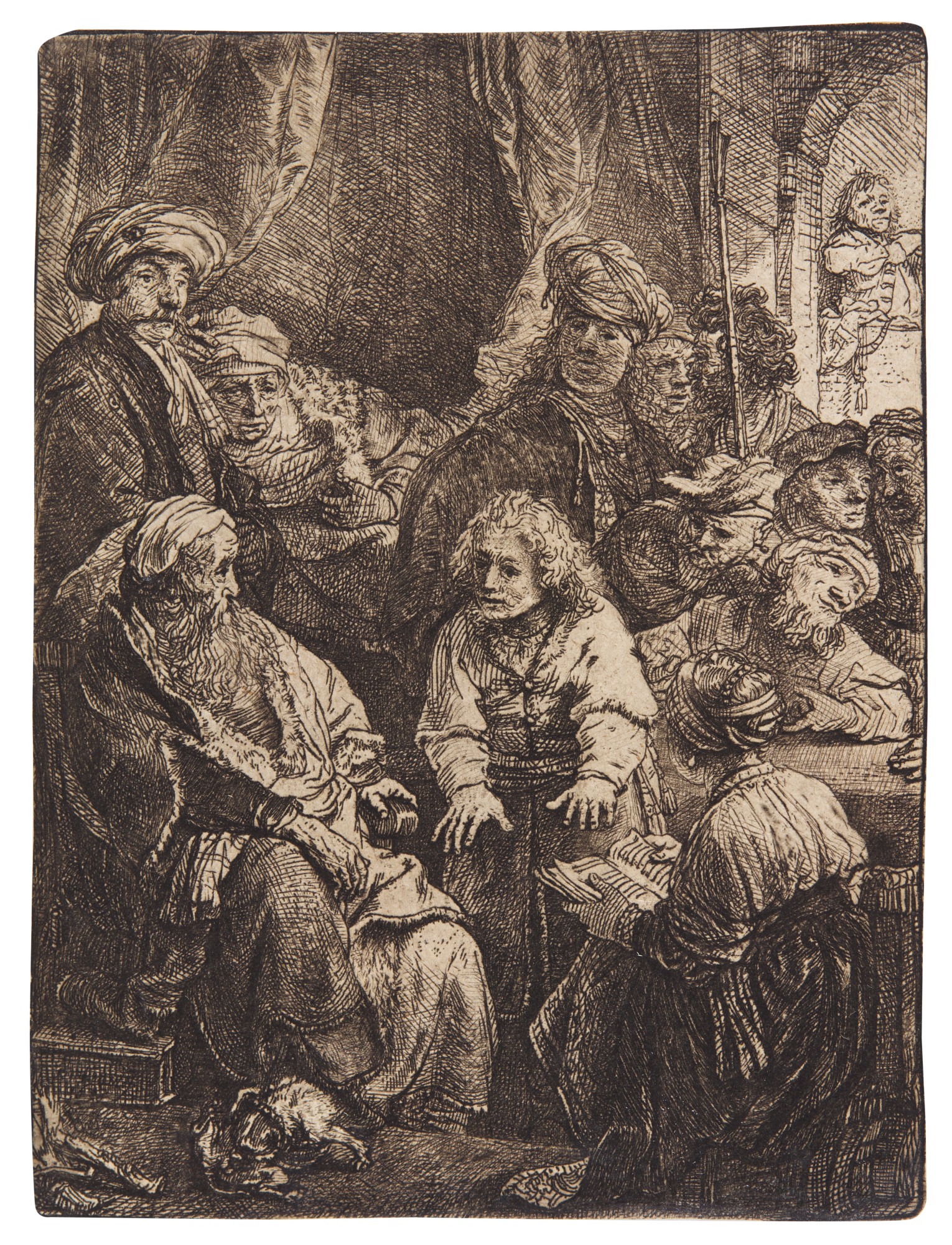 Rembrandt Harmensz. van Rijn — Joseph Telling his Dreams (B., Holl. 37; New Holl. 167; H. 160)