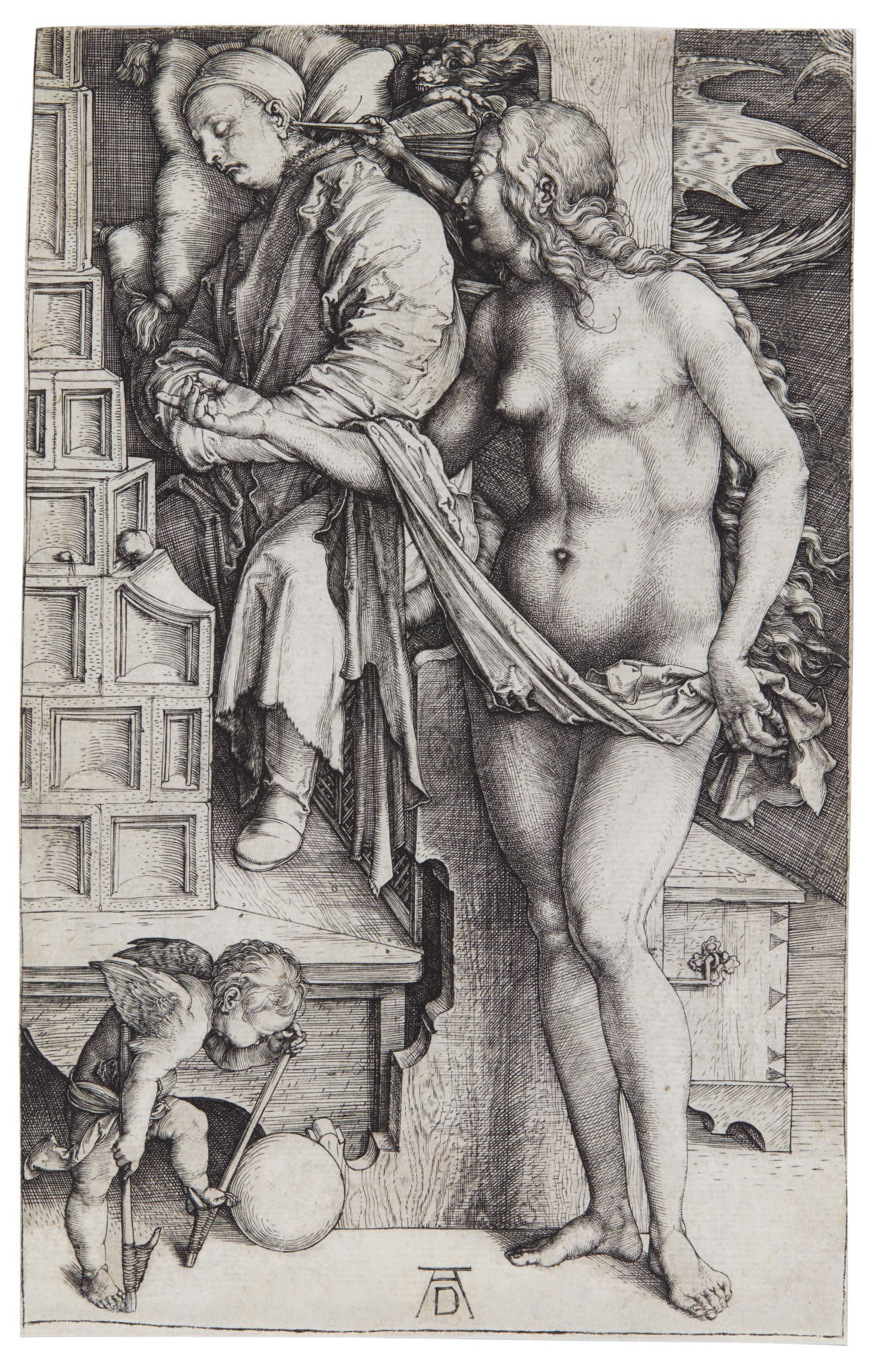 Albrecht Dürer — Dream of the Doctor (B. 76; M., Holl. 70)