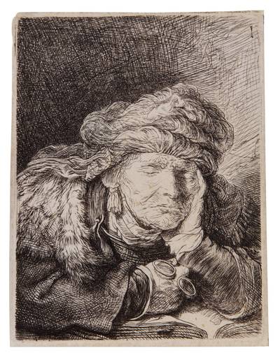 Old Woman Sleeping (B., Holl. 350; New Holl. 160; H. 129)