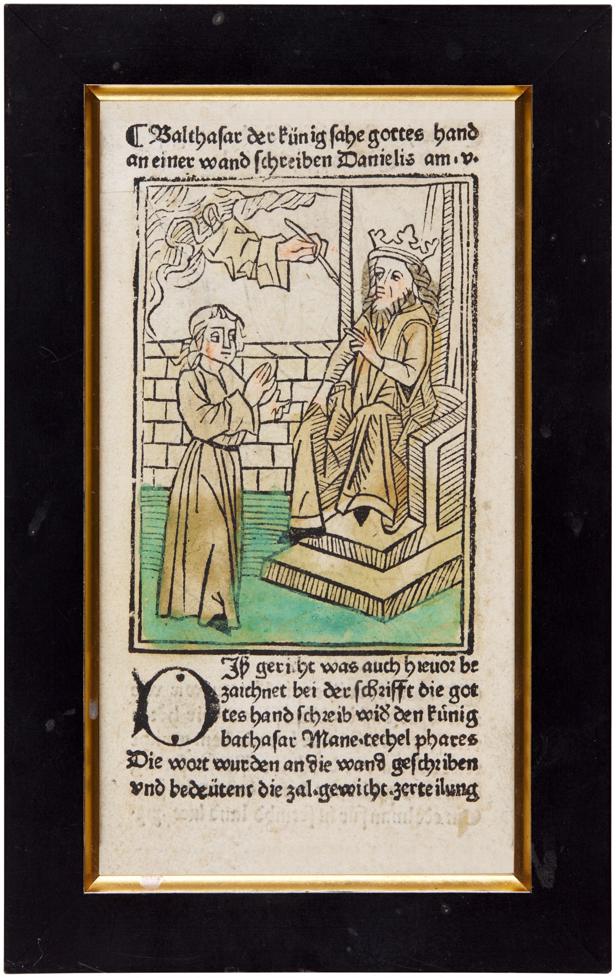 German School, 15th Century — Belshazzar's feast; and The Last Judgement