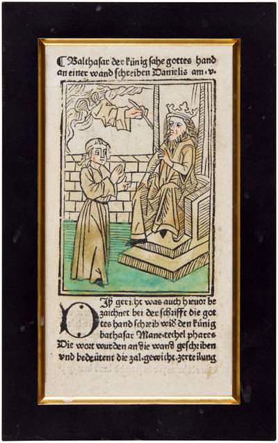 Belshazzar's feast; and The Last Judgement