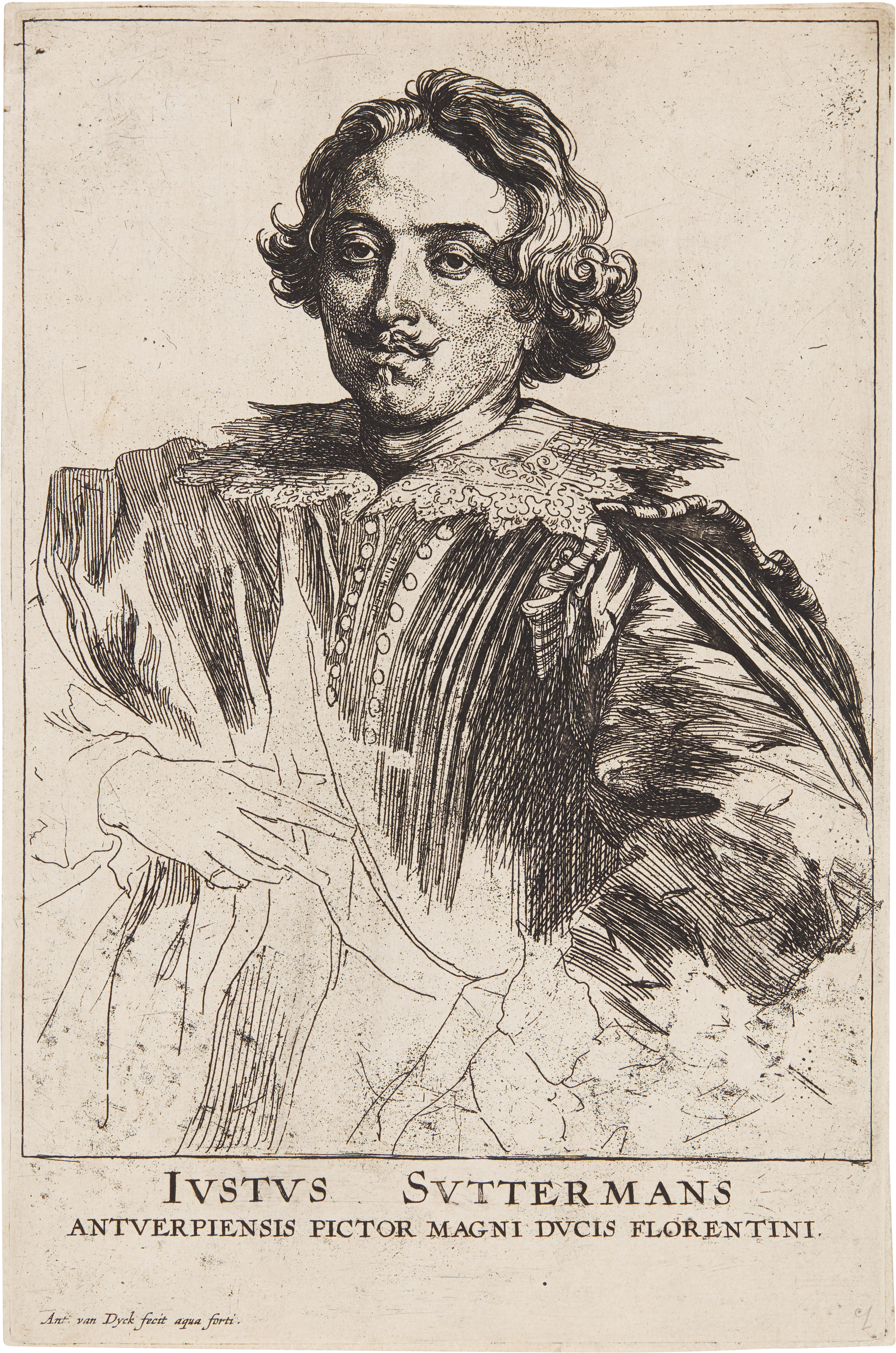 Justus Sustermans; and The Mocking of Christ (two works) (Hollstein 12, 20; Mauquoy-Hendrickx 12, A; New Hollstein 11, 519)