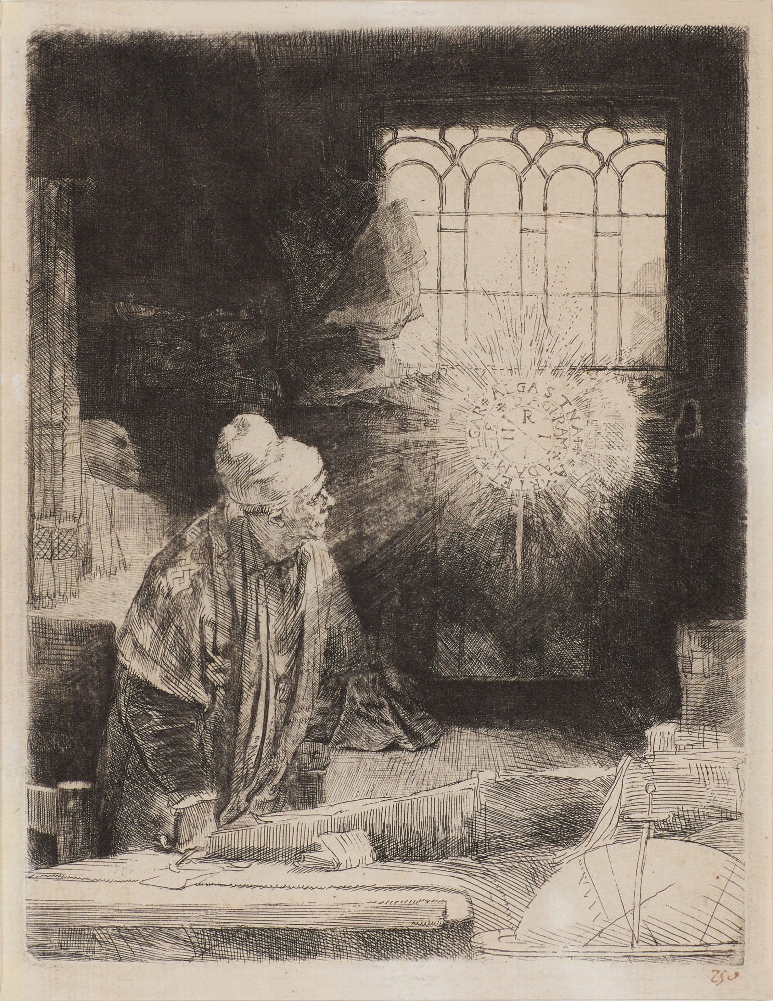 A Scholar in his Study ('Faust') (B., Holl., New Holl. 270; H. 260)