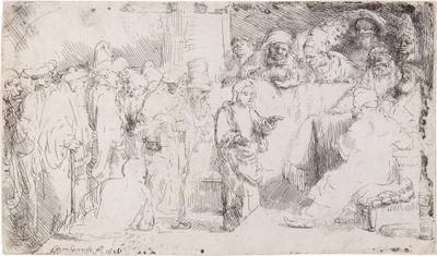 Christ Disputing with the Doctors: A Sketch (B., Holl. 65; New Holl. 267; H. 257)