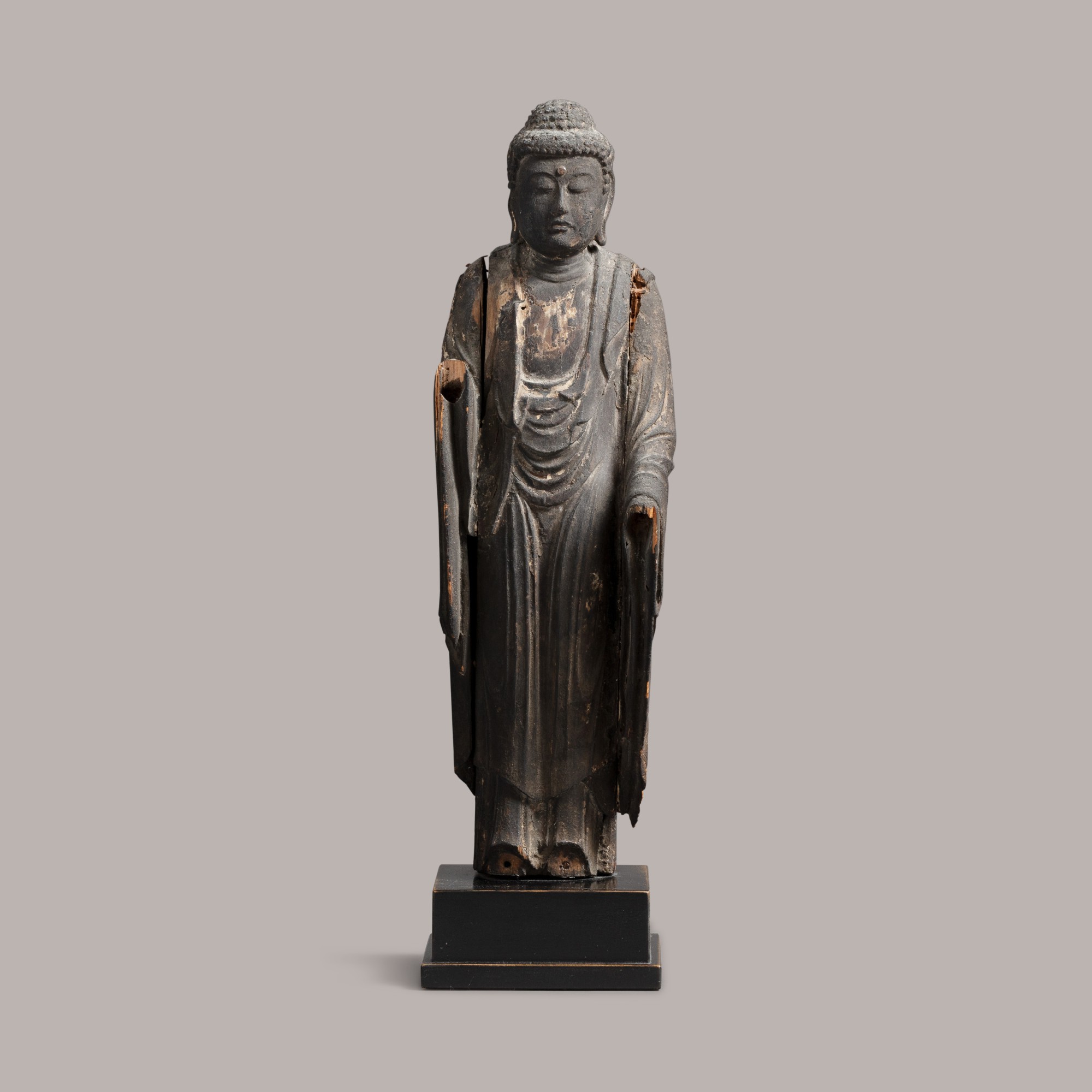 A standing figure of Amitabha (Amida Nyorai) — 鎌倉時代14世紀 阿弥陀如来立像