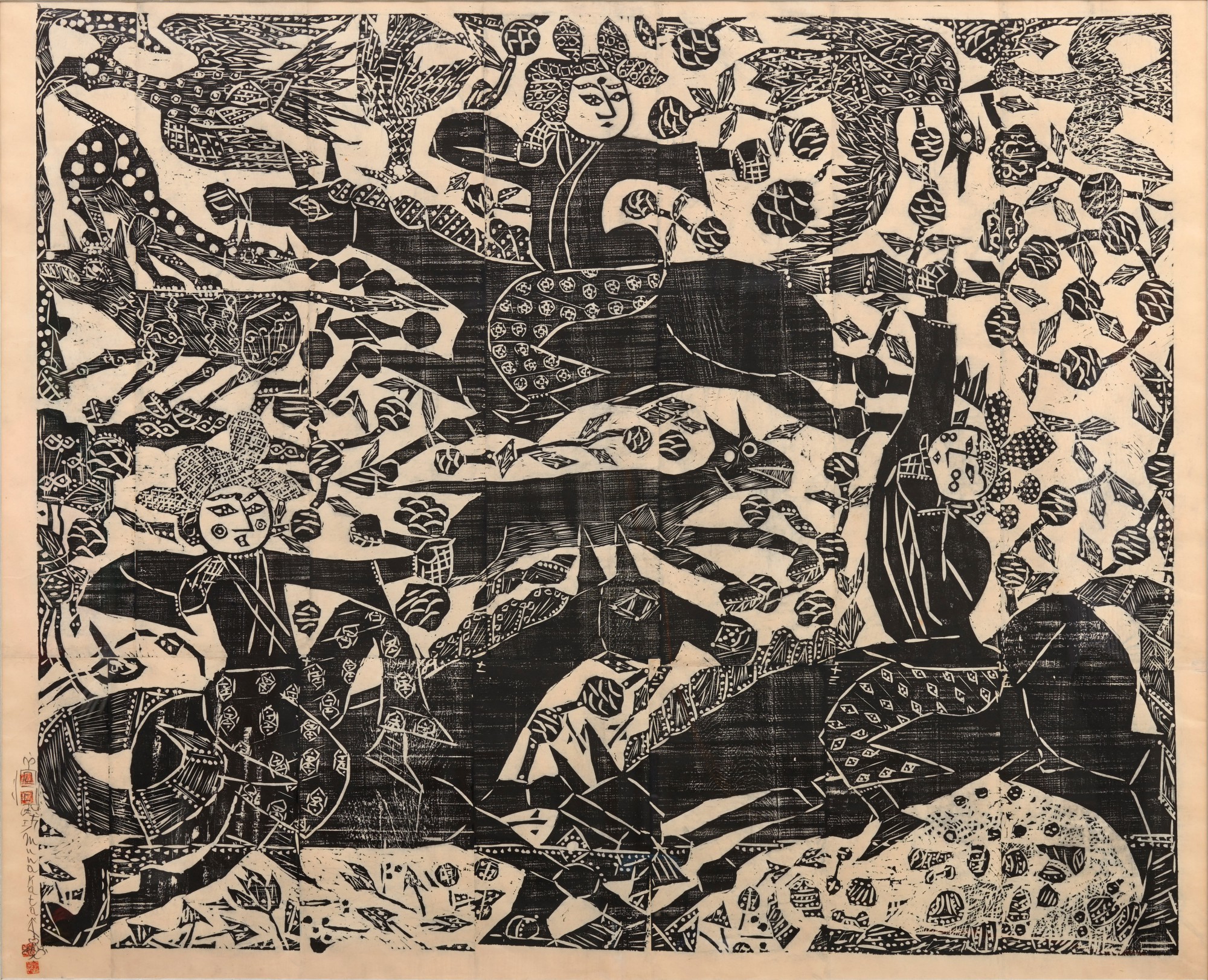 Munakata Shiko — In Praise of Flower Hunting (Hanakari sho) | Showa period, 20th century