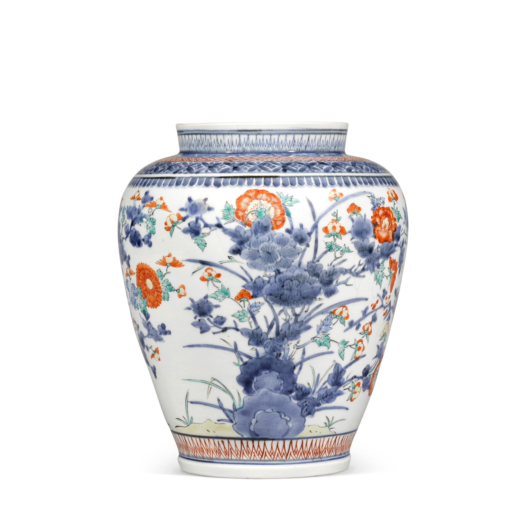 A Kakiemon vase — Edo period, late 17th century