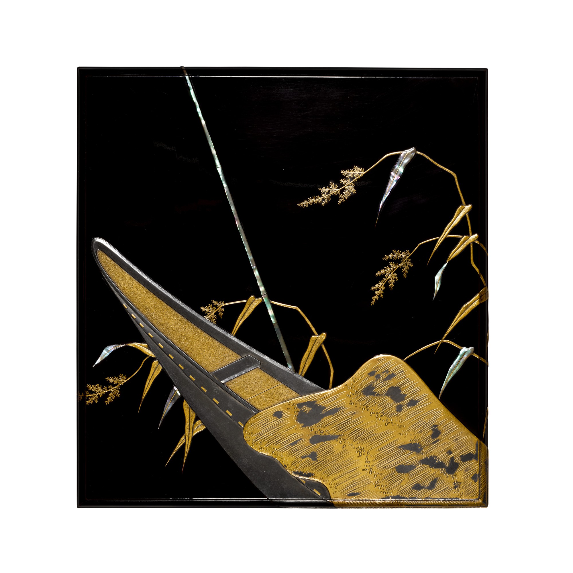 A suzuribako [writing box] in Koetsu style — Edo period, 19th century