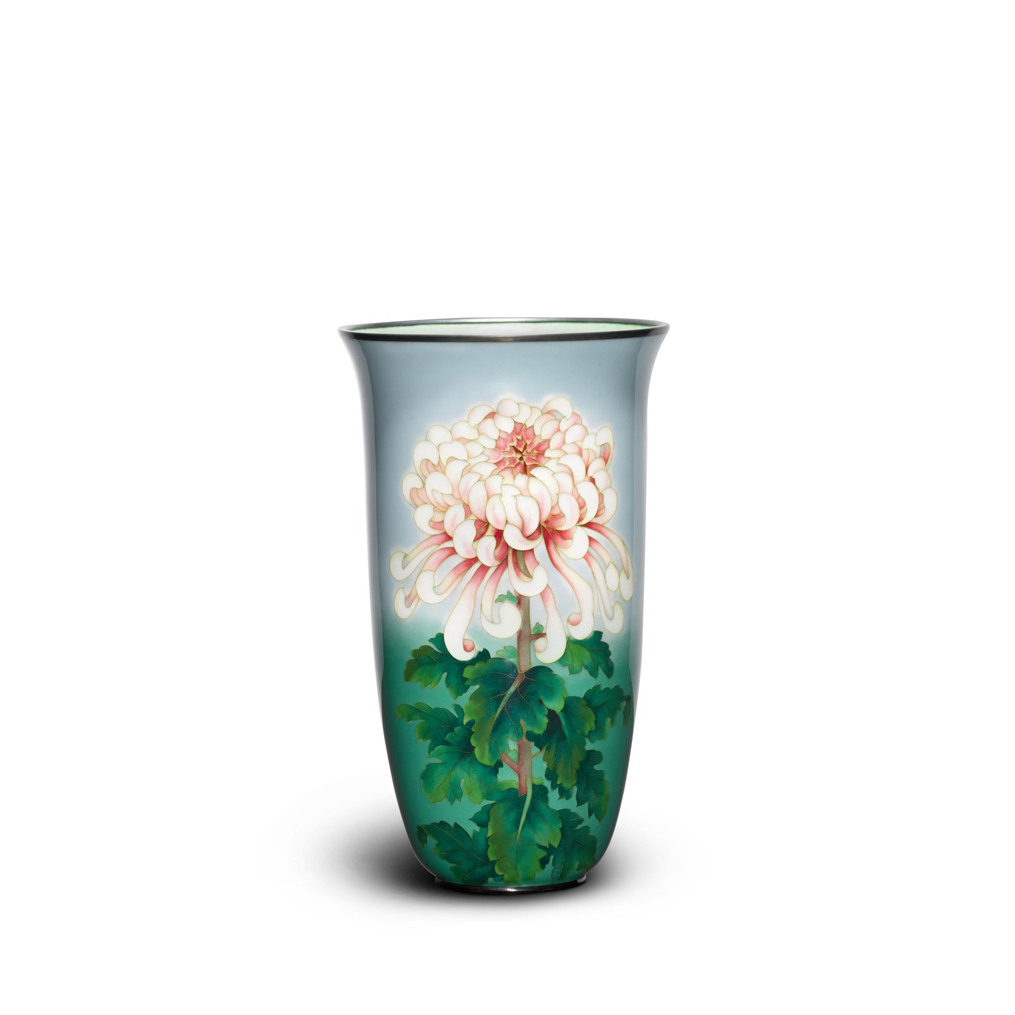 A cloisonné enamel vase — Seal mark of Ando | Taisho period, early 20th century