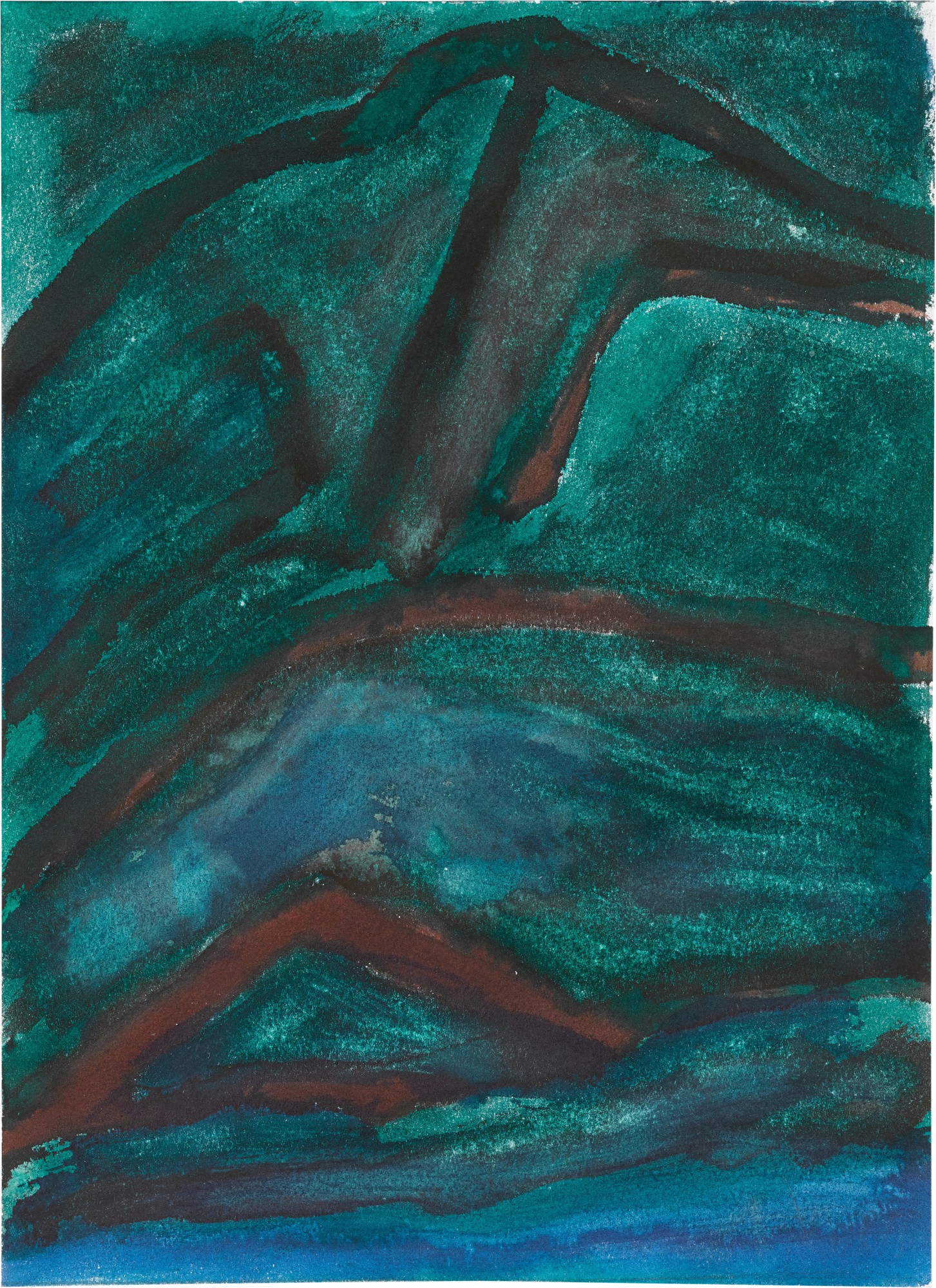 Etel Adnan — Paysage Nocturne