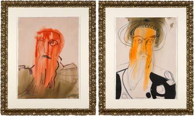 (i) Portrait d'Homme en Colère (From the Story Book Character Series) (ii) Portrait d'Homme