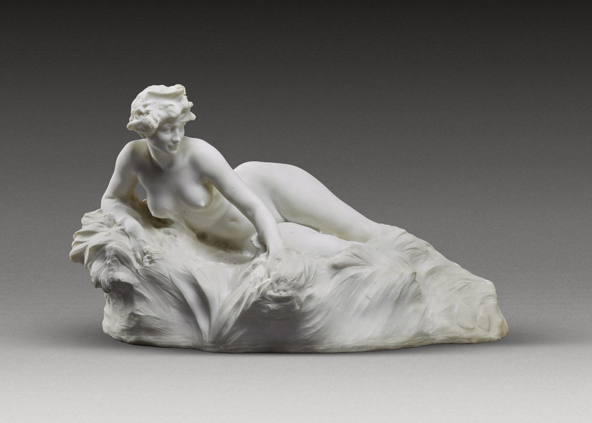 Reclining Nude on Ocean Waves