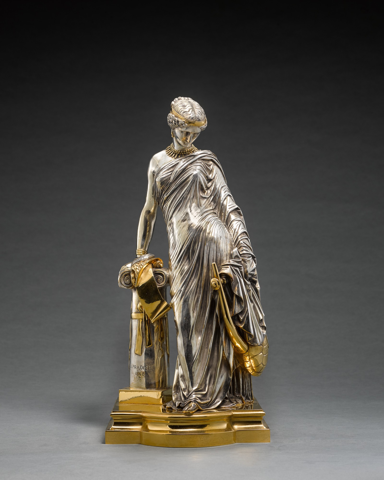 Jean-Jacques Pradier, called James — Sappho à la colonne (Sappho at the column)