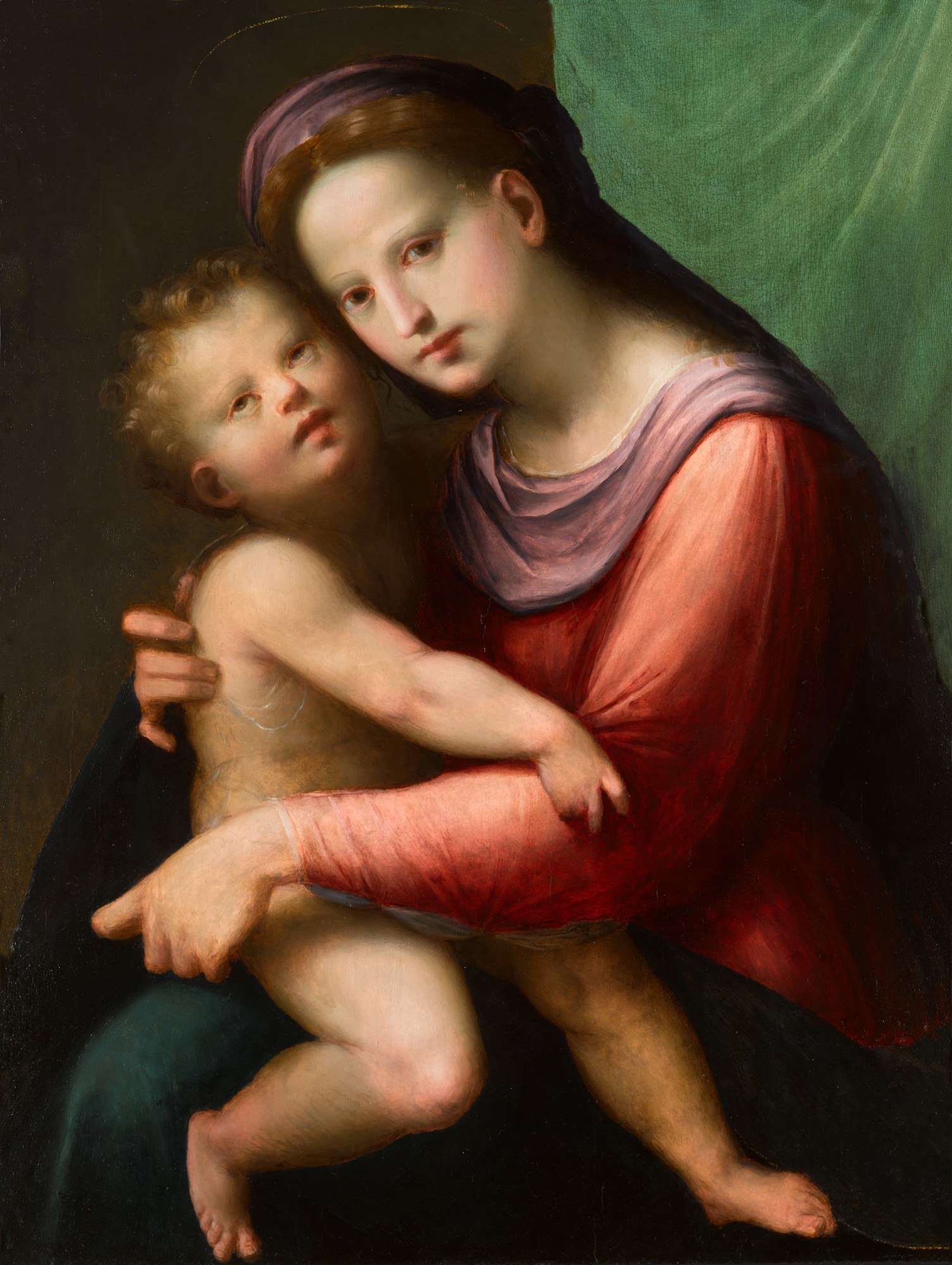 Domenico Puligo — Madonna and Child