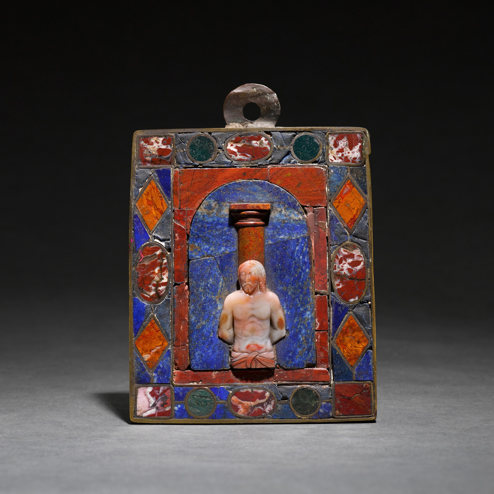 Possibly Bohemian, circa 1600 and later — Plaque with Christ at the Column