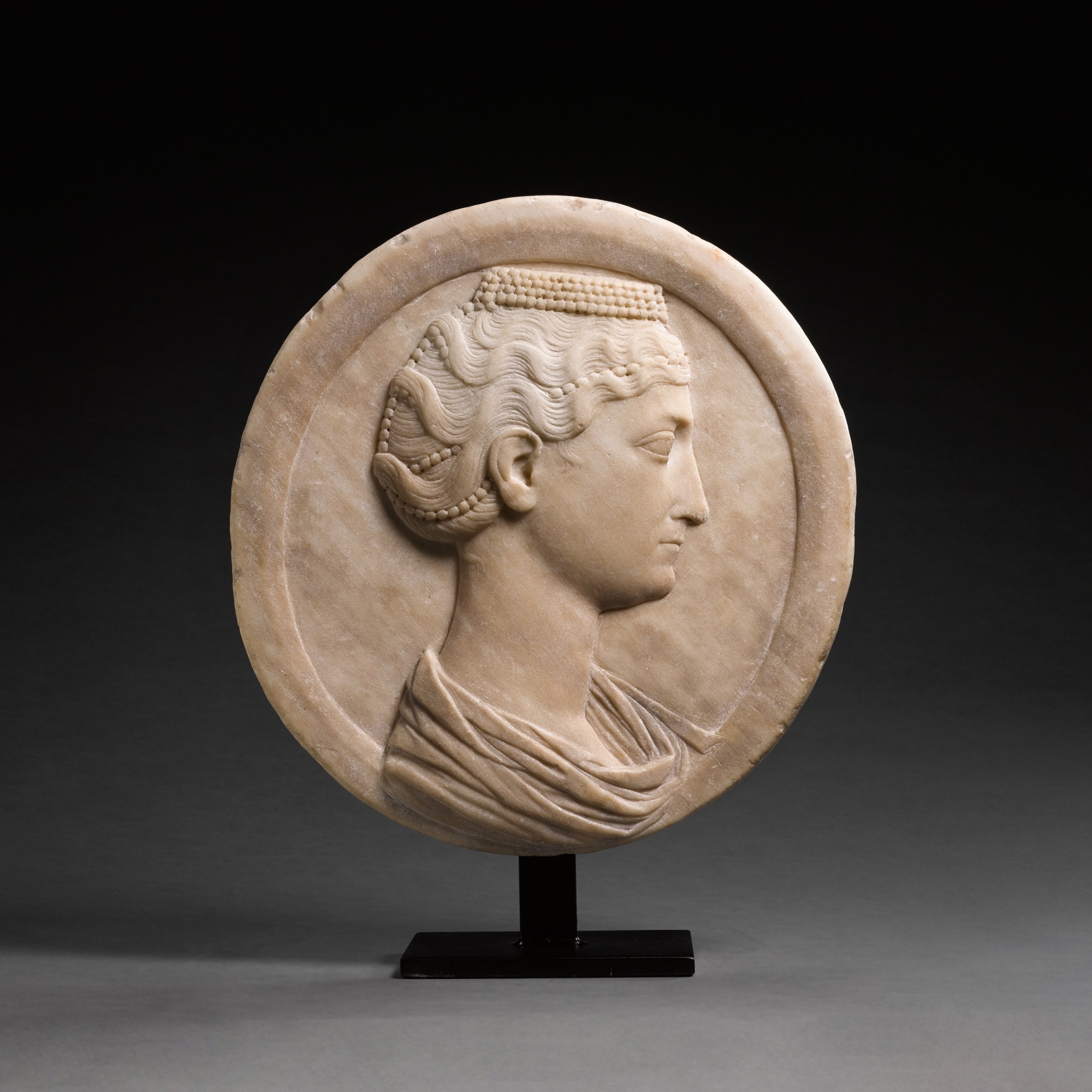 Roundel with a Portrait of the Empress Faustina the Elder