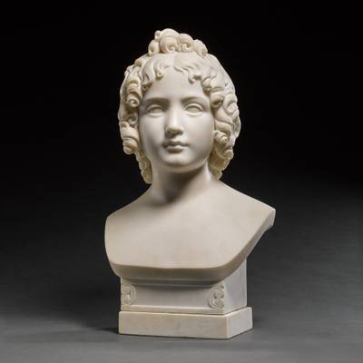 Head of a Child, traditionally identified as Princess Maria Franziska von Liechtenstein (1834-1909)