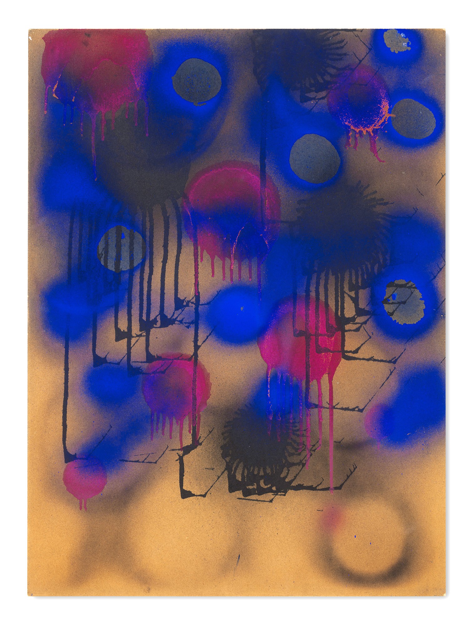 Yves Klein — Untitled Fire Colour Painting (FC 8) |《無題，火焰的顏色（FC 8）》