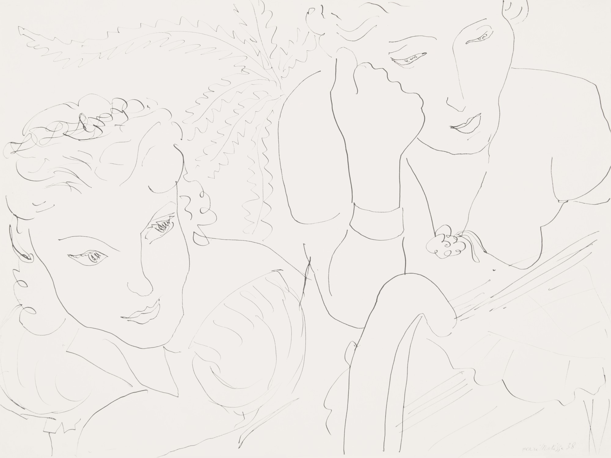 Henri Matisse — 《兩女子》