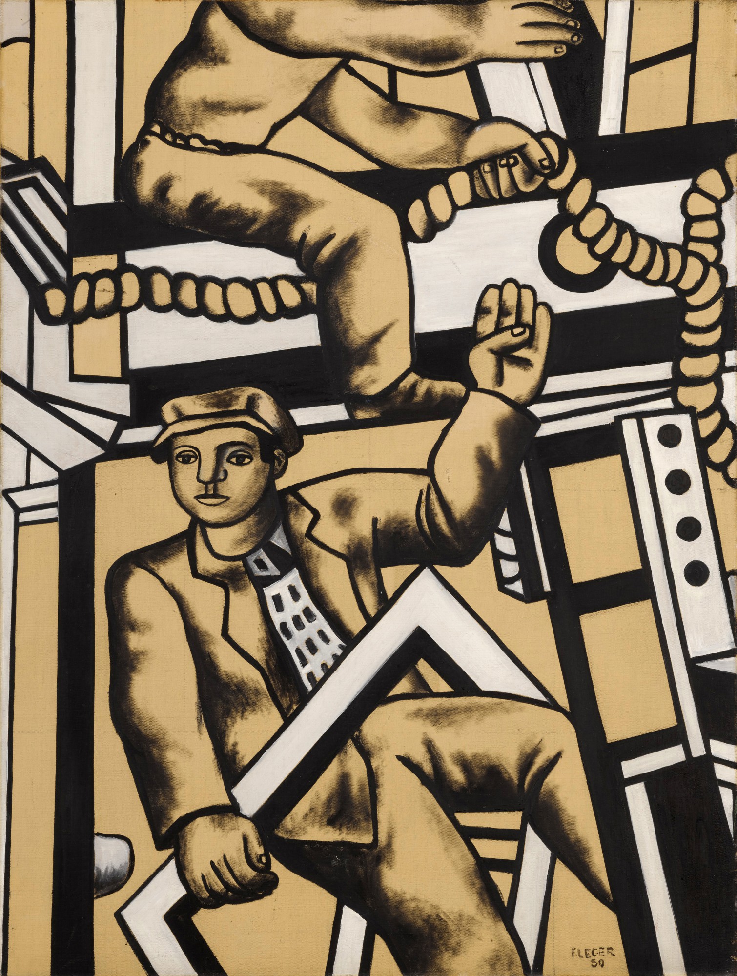 Fernand Léger — 《建築工人習作》