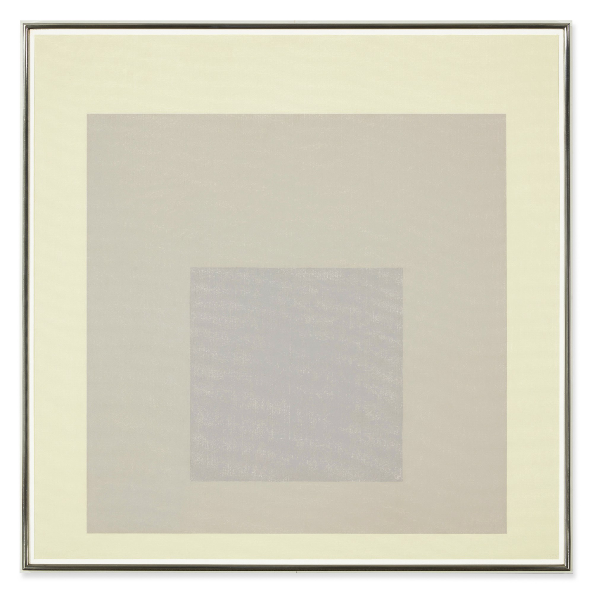 Josef Albers — 《向方形致敬習作：暗影》