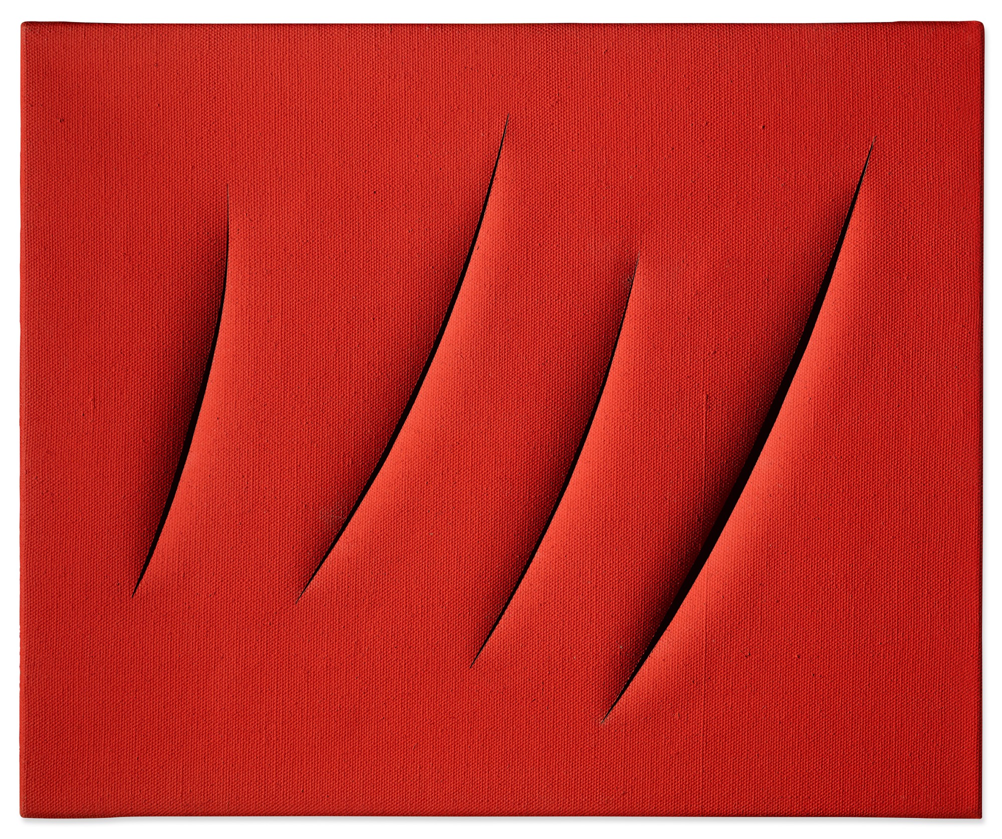 Lucio Fontana — 《空間概念，等待》