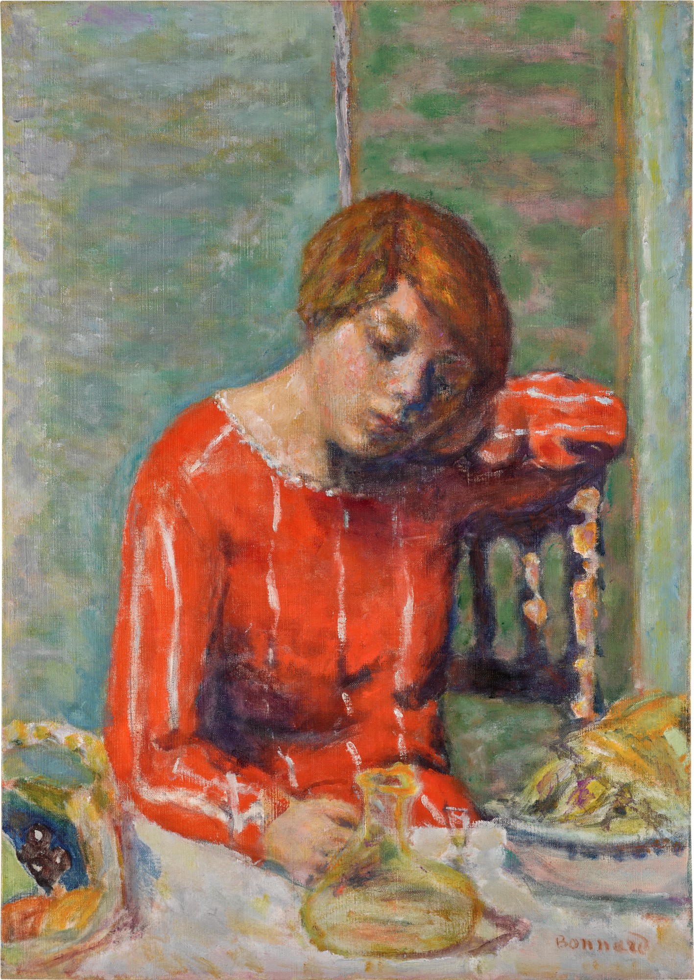 Pierre Bonnard — 《條紋緊身上衣》