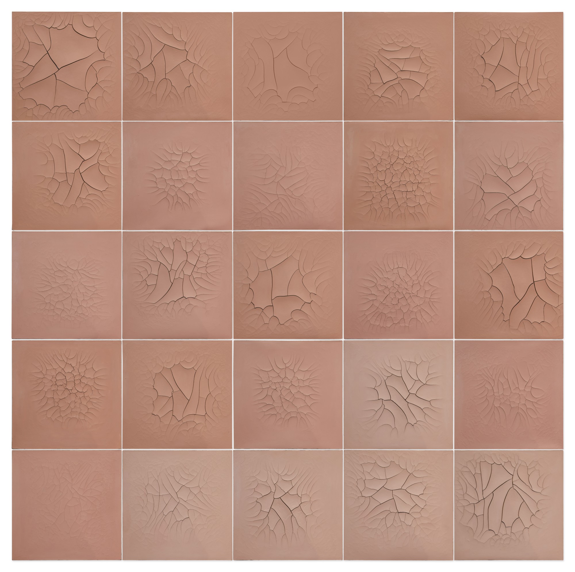 Adriana Varejão — 《澳門牆（赤陶土）1-25》