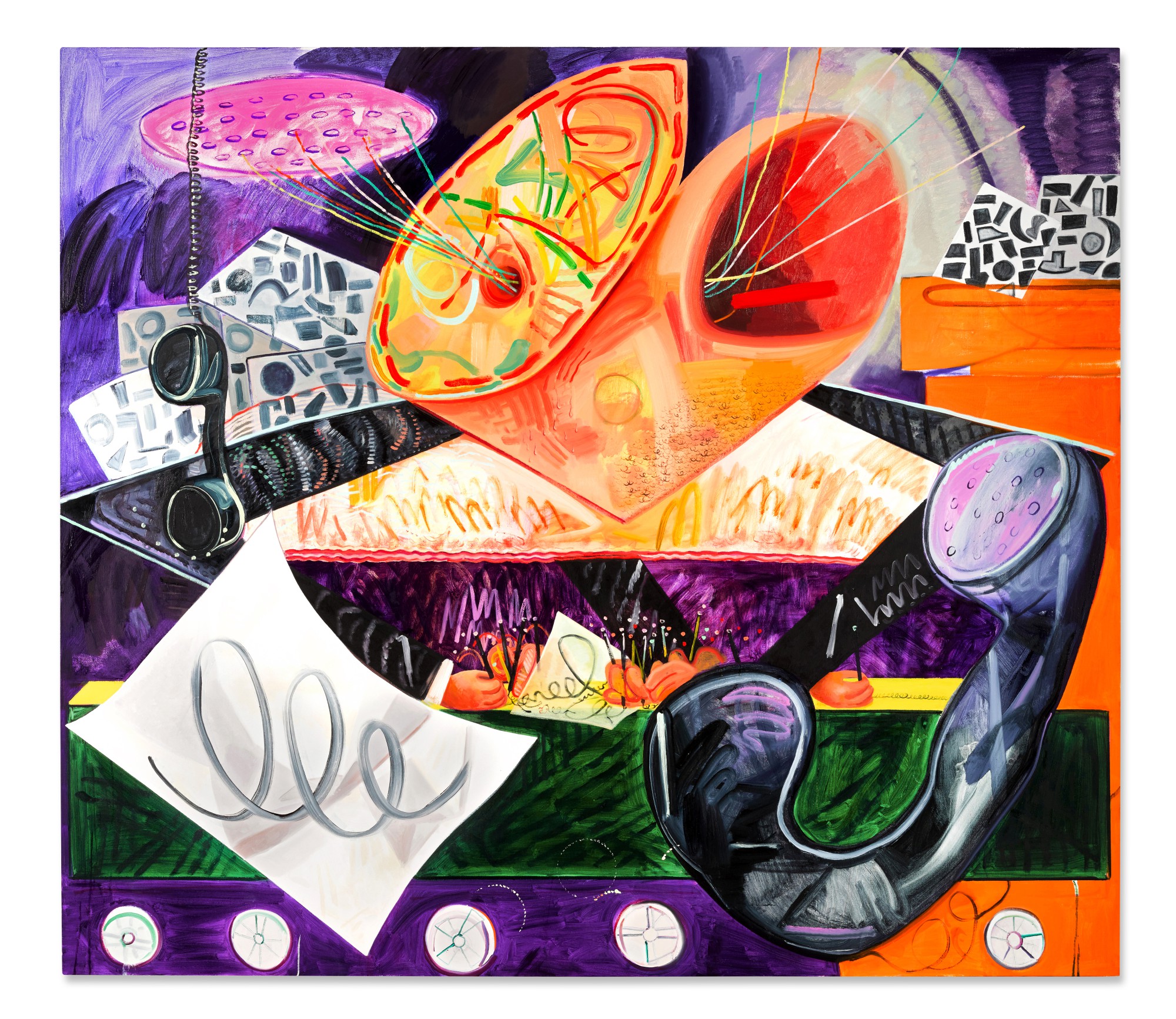 Dana Schutz — 《大嘴巴》