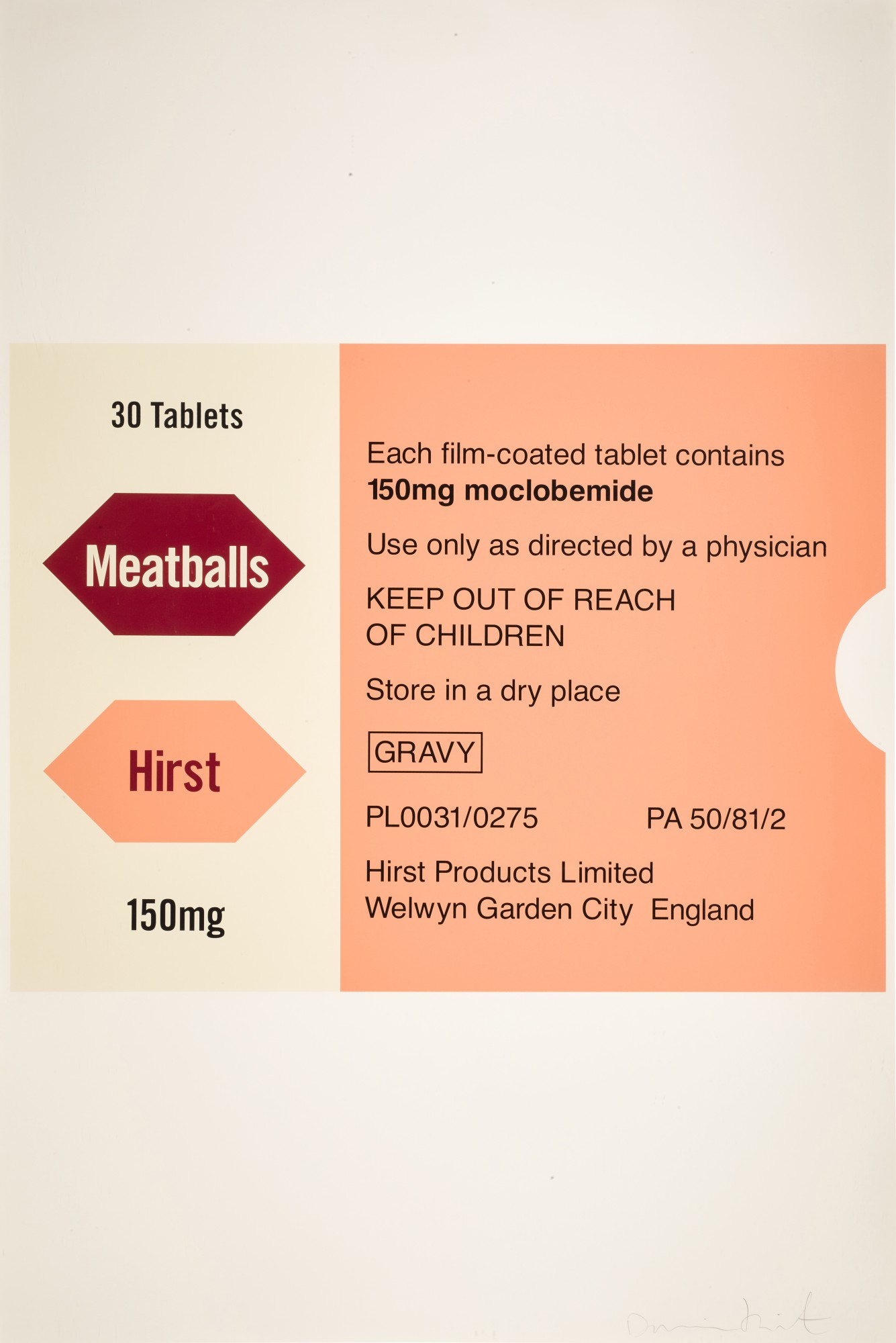 Damien Hirst — Meatballs