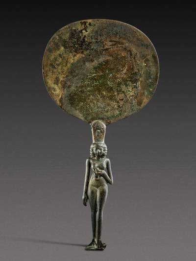 An Egyptian Bronze Mirror