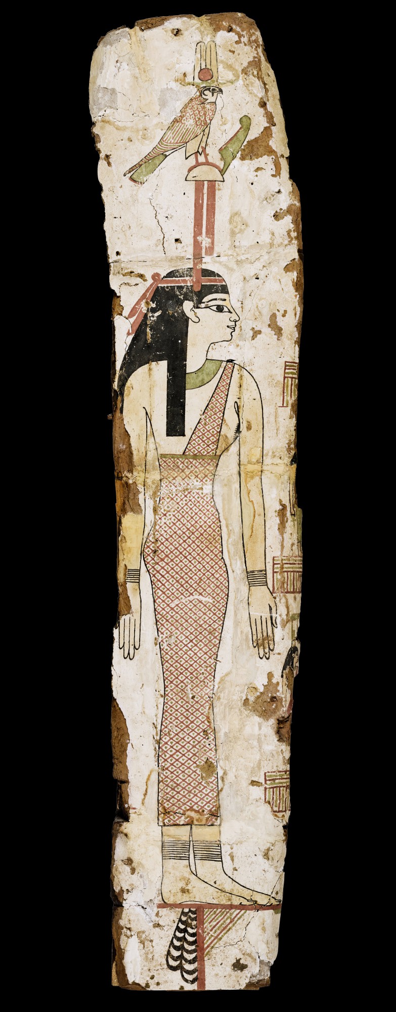 An Egyptian Polychrome Wood Panel — An Egyptian Polychrome Wood Panel, 25th/26th Dynasty, 750-525 B.C.