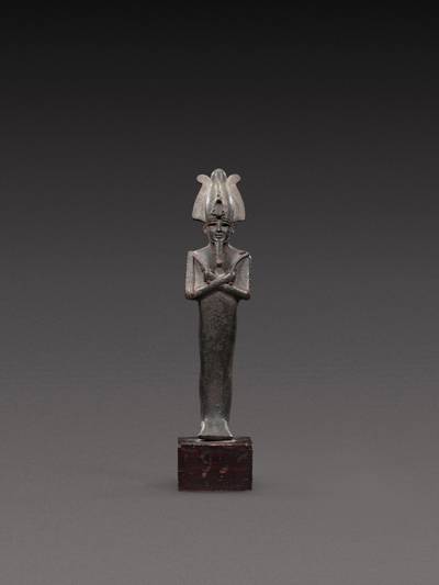 An Egyptian Bronze Figure of Osiris