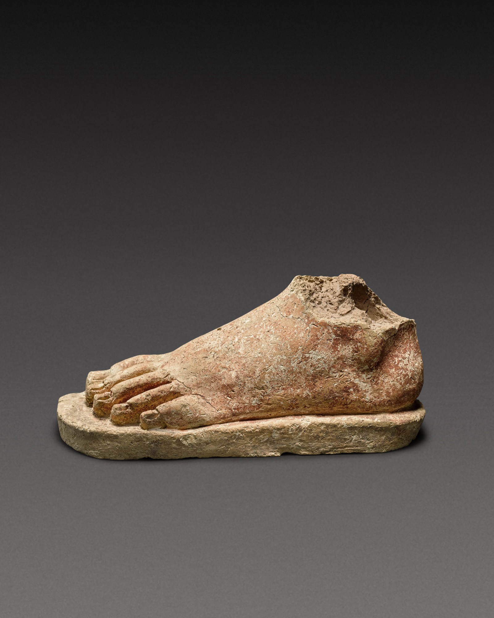 An Etruscan Terracotta Foot — An Etruscan Terracotta Foot, circa 3rd/1st century B.C.
