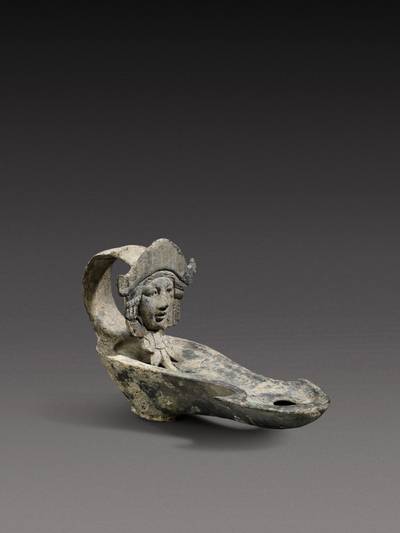 A Roman Bronze Lamp, 1st/2nd Century A.D.