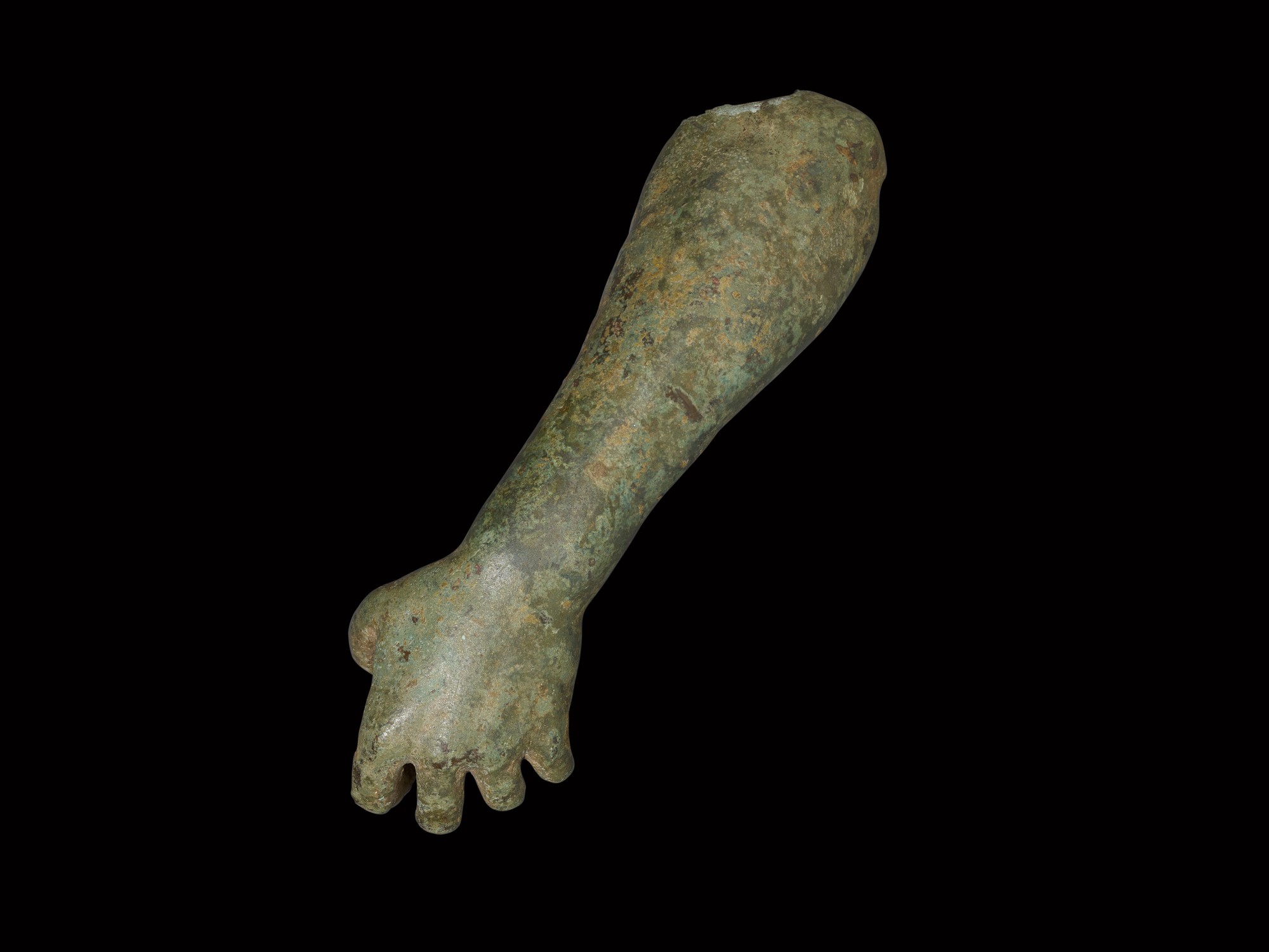 A Roman Bronze Left Forearm of a Child — A Roman Bronze Left Forearm of a Child, circa 2nd Century A.D.