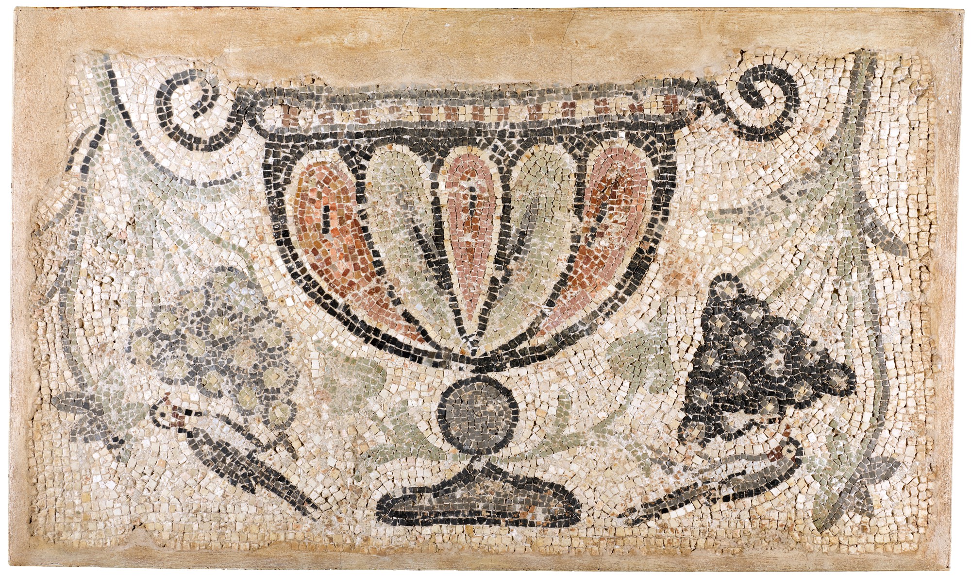 A Byzantine Mosaic Fragment — A Byzantine Mosaic Fragment, circa 5th/6th Century A.D.