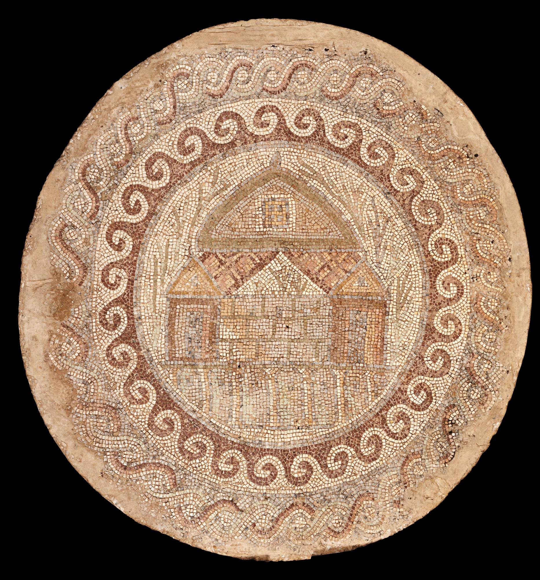 A Byzantine Mosaic Roundel — A Byzantine Mosaic Roundel, 5th/6th Century A.D.