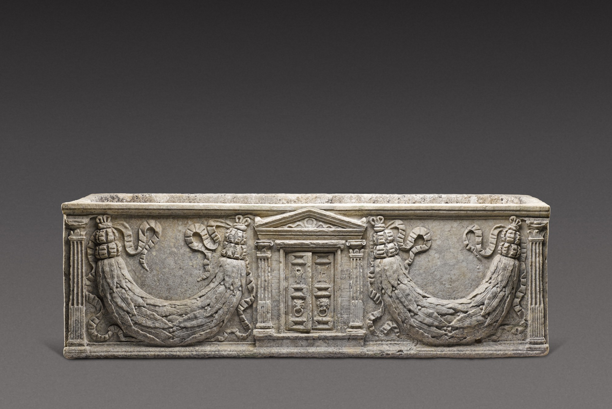 Another Property — A Roman Marble Garland and "Gates of Hades" Sarcophagus, 3rd century A.D.