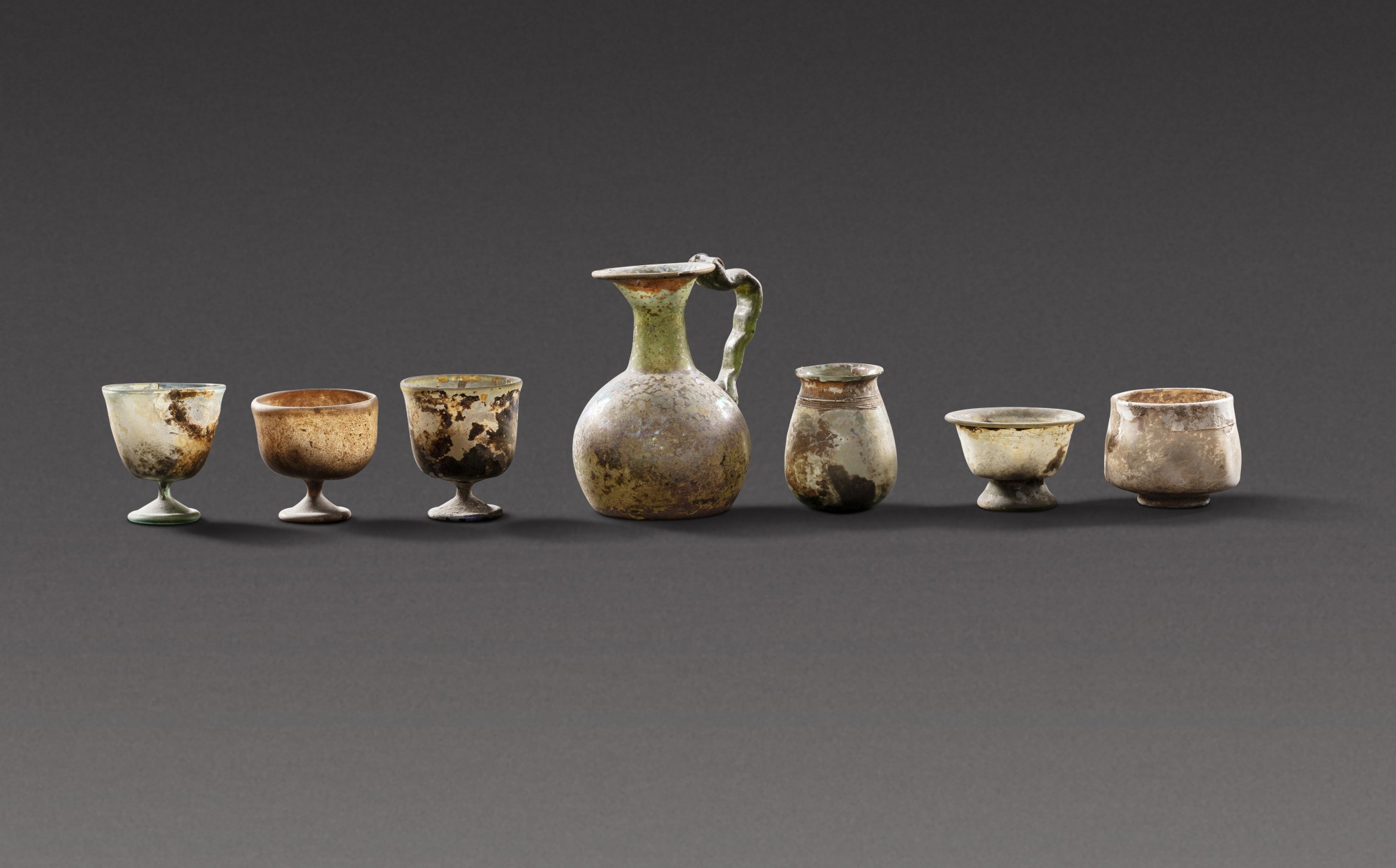Seven Glass Vessels