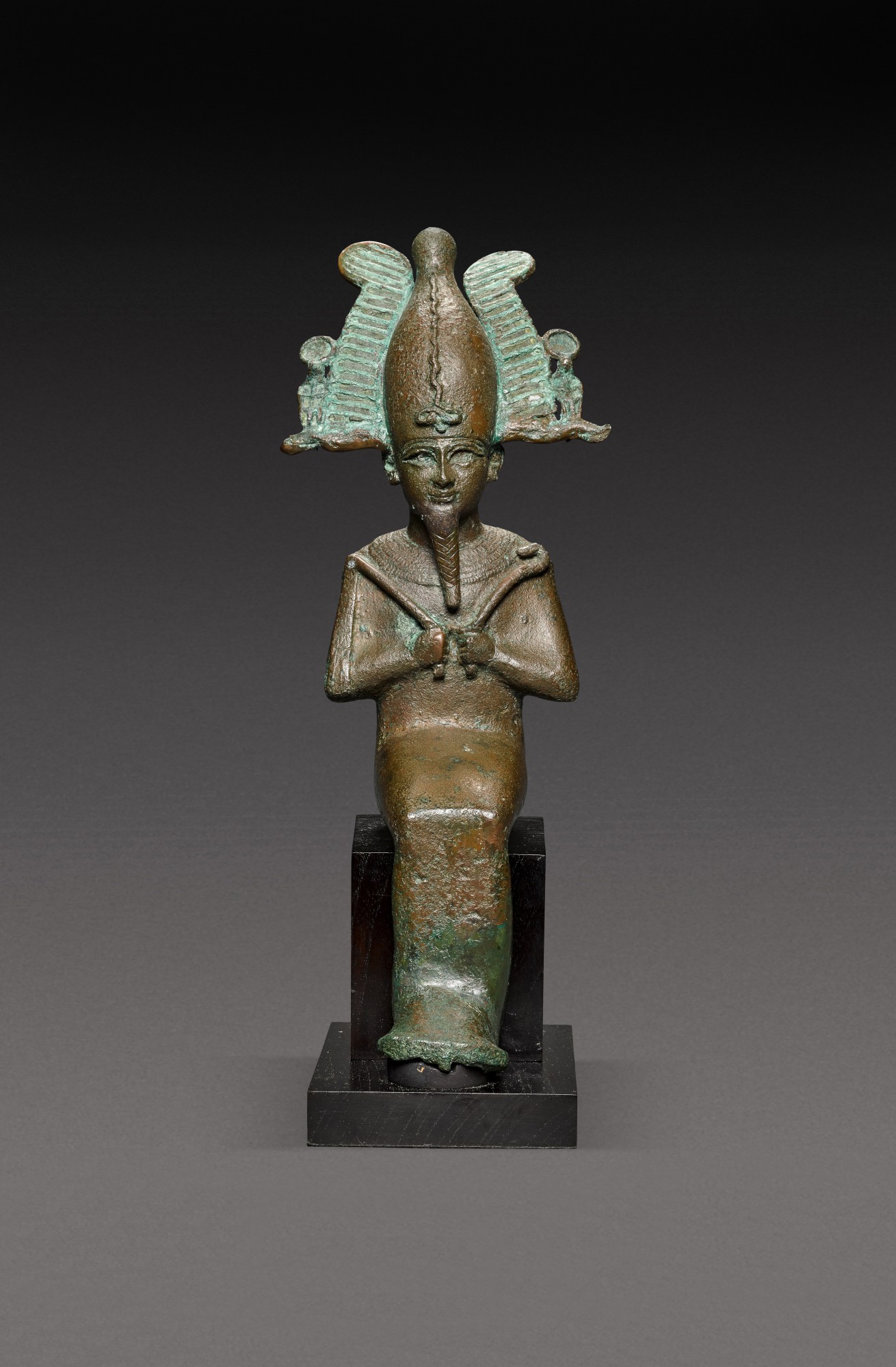 An Egyptian Bronze Figure of Osiris, 21st/22nd Dynasty, 1075-716 B.C.