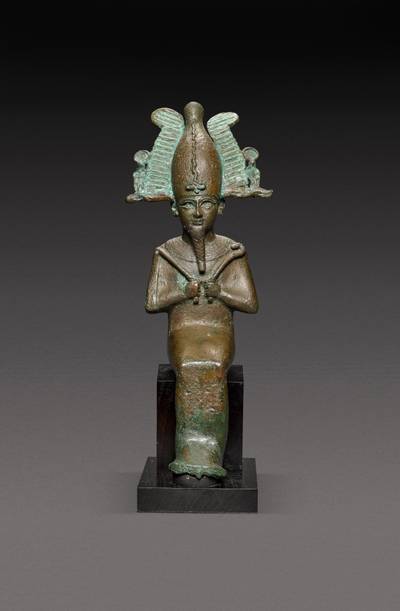 An Egyptian Bronze Figure of Osiris, 21st/22nd Dynasty, 1075-716 B.C.
