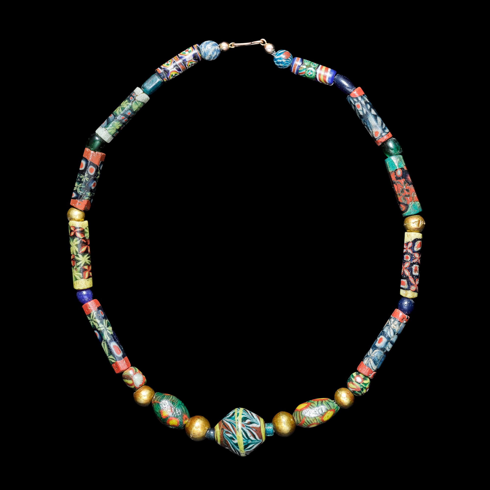 Unknown — A Romano-Egyptian Group of Millefiori and Mosaic Glass Beads, circa 1st Century B.C./4th Century A.D.