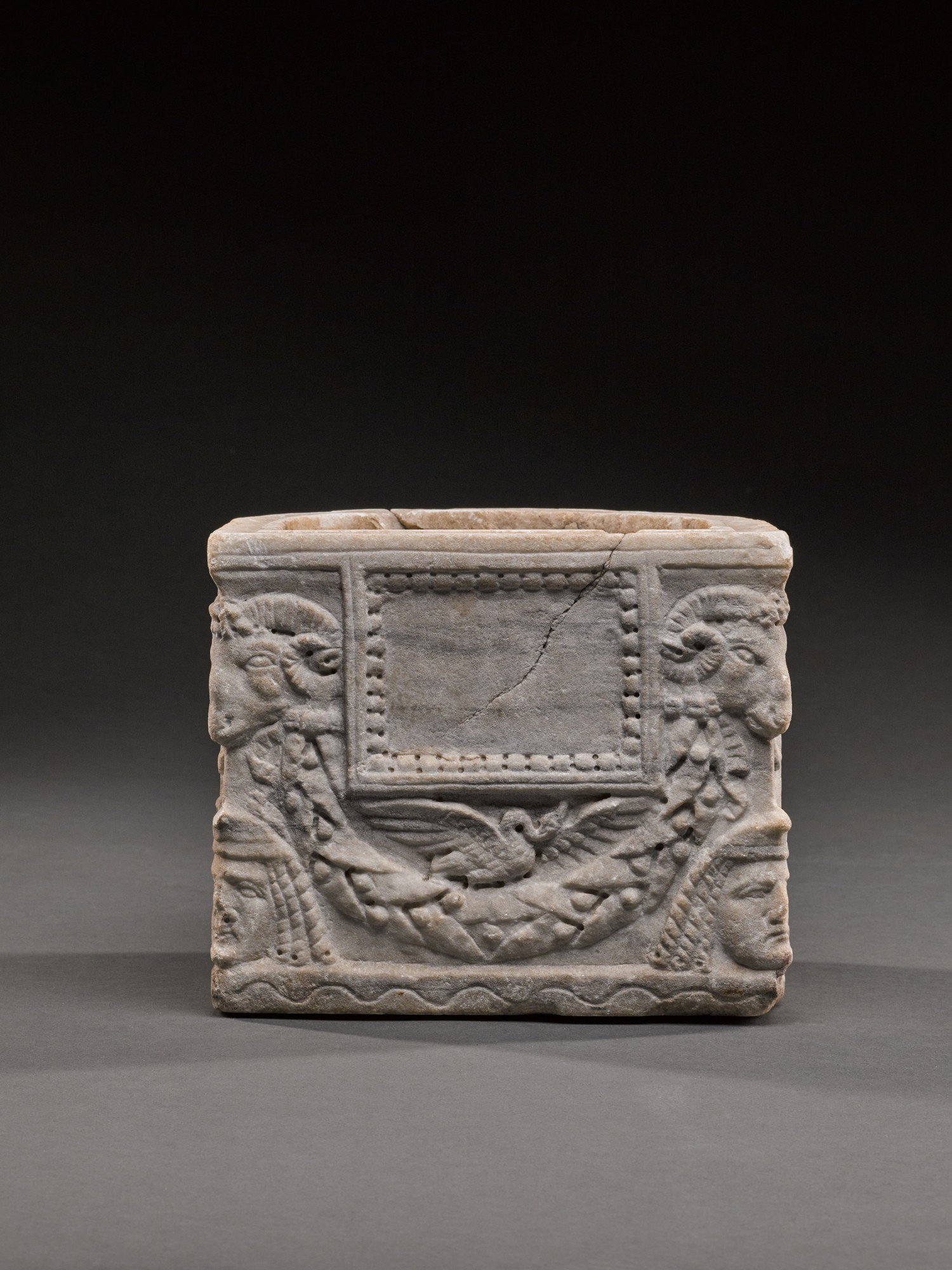 A Roman Marble Cinerary Urn — A Roman Marble Cinerary Urn, circa 1st Century A.D.