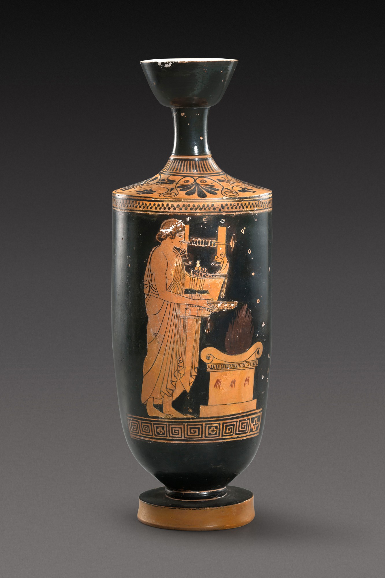 An Attic Red-figured Lekythos, circa early 5th century B.C.