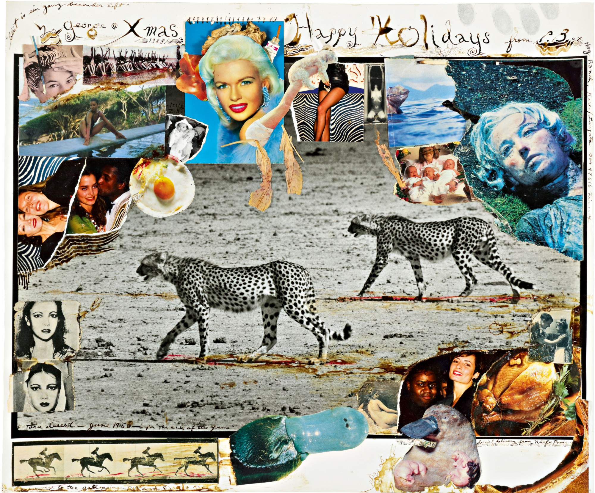 Peter Beard — 'Hunting Cheetahs', Taru Desert, Kenya, June 1960