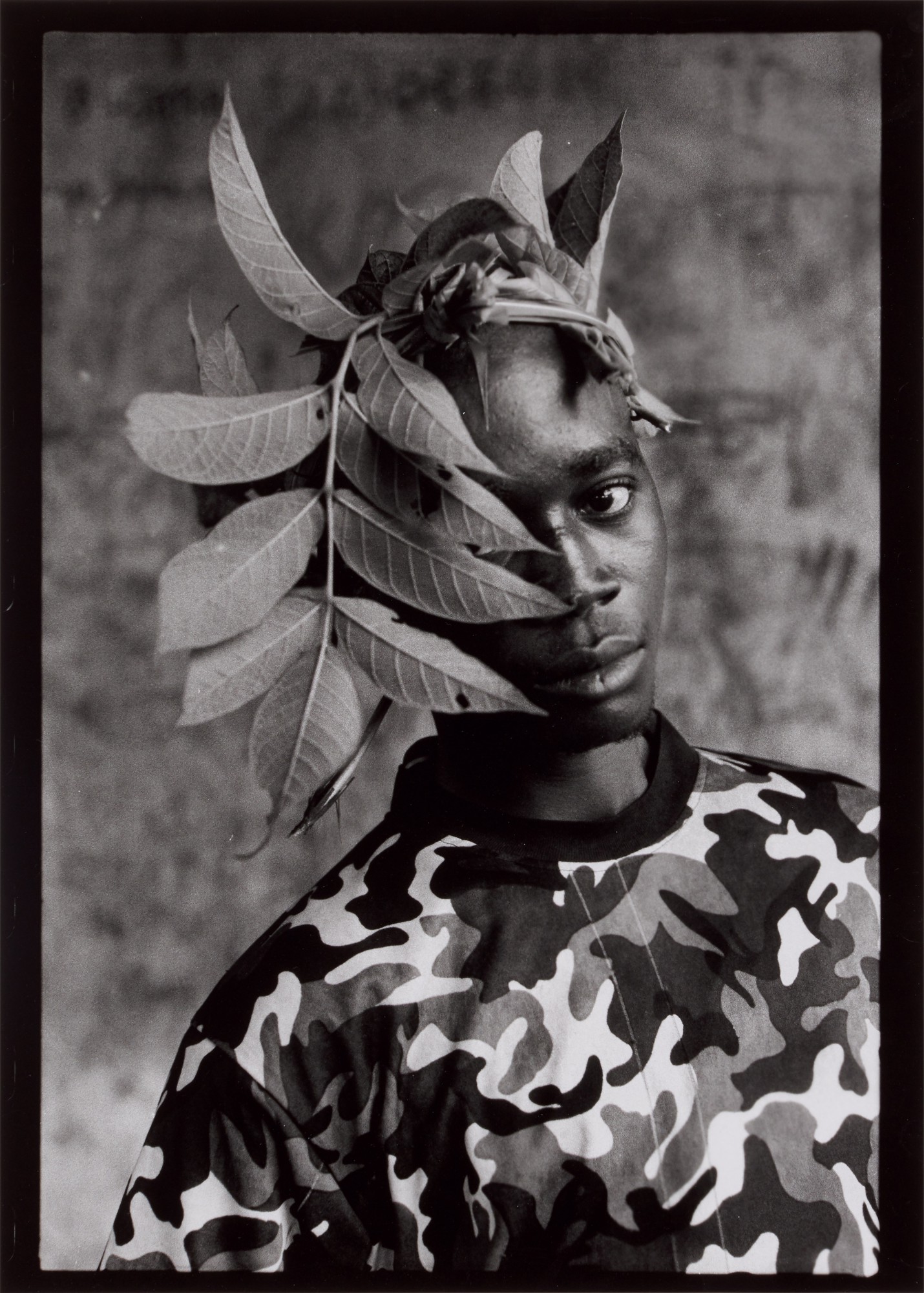 Unknown — 'Mai Mai soldier in training near Beni, eastern DRC, for immediate deployment with the APC (Armée Populaire du Congo), the army of the RCD-KIS-ML (Rassemblement Congolais pour la Democratie-Kisangani/Mouvement de Lliberation)', December 2002