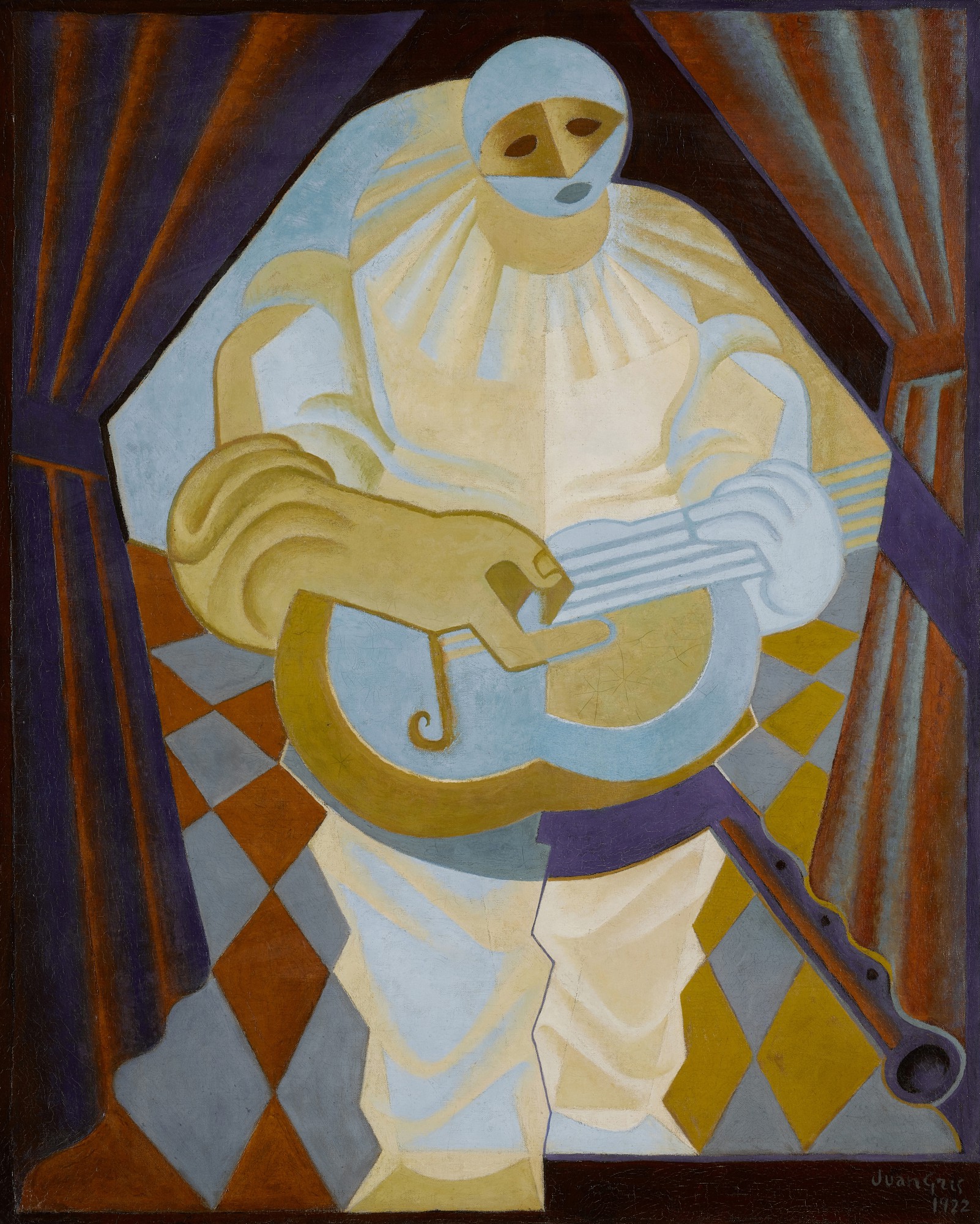Juan Gris — Le pierrot à la guitare